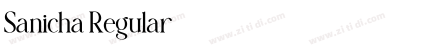 Sanicha Regular字体转换 Sanicha Regular字体转换